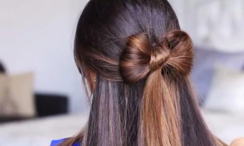 Как сделать бантик из волос – примеры с подробным описанием